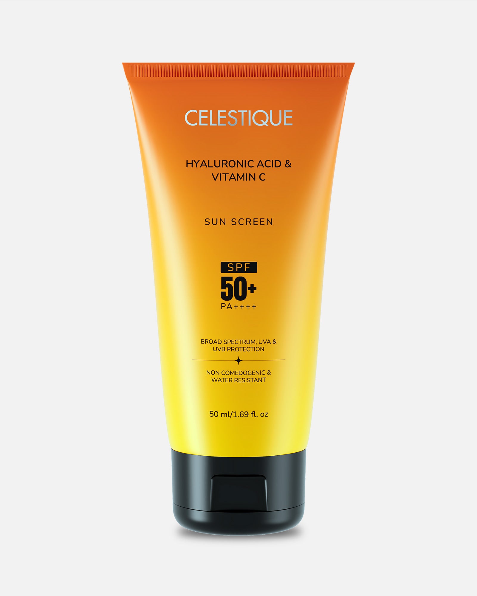 Celestique 1% Hyaluronic & Vitamin C Sunscreen SPF 50+ 50 ml